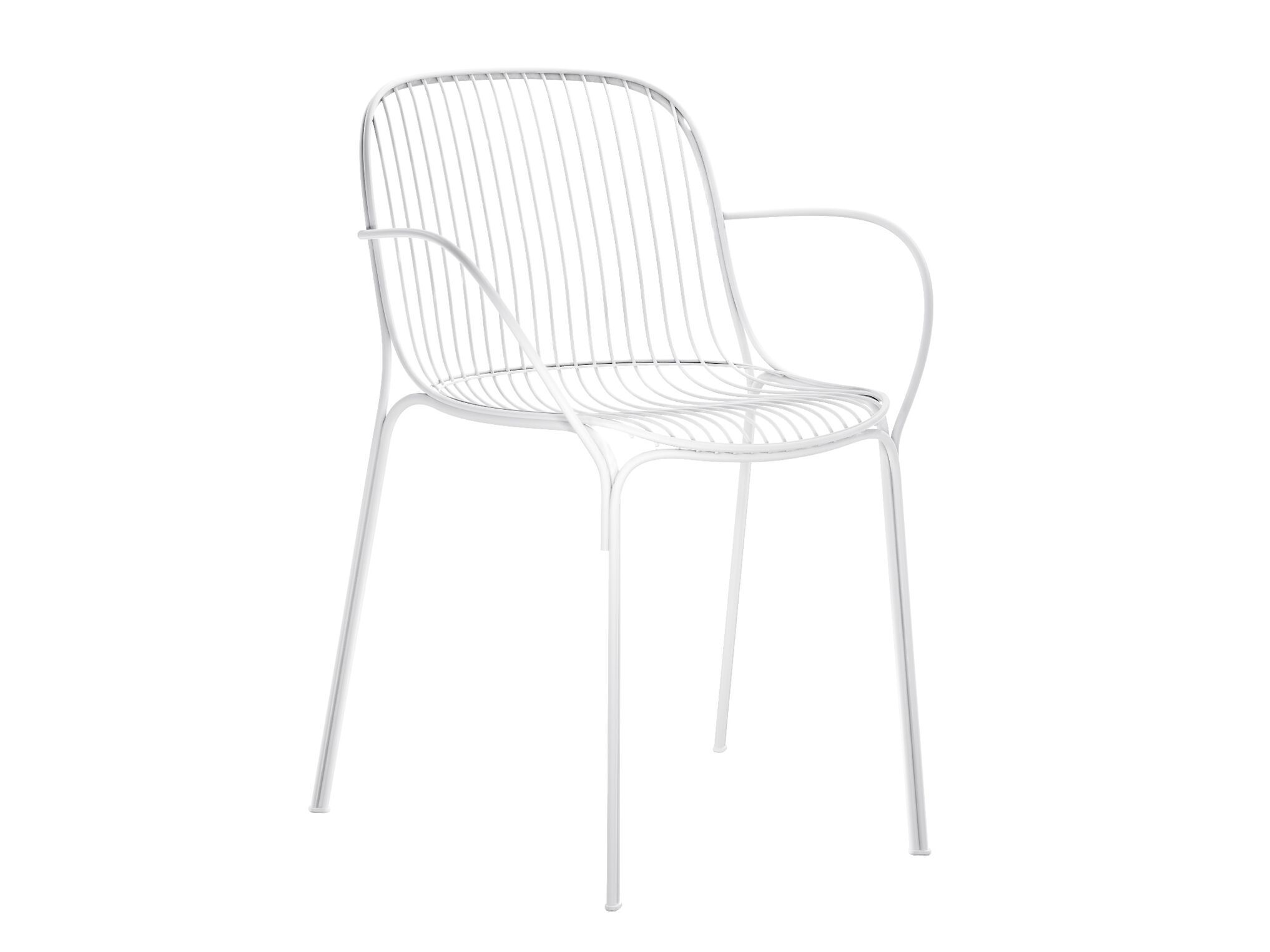 Стул для сада из оцинкованной стали с подлокотниками Kartell Hiray ARCH-00064814 - Вид №48