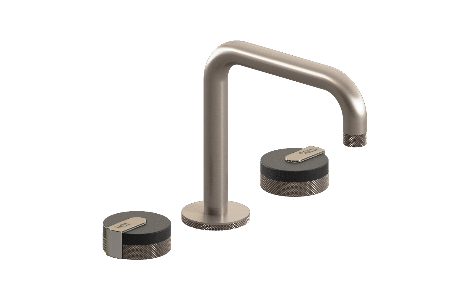 E-11511-R1BK-L1PN-SN Смеситель для умывальника на 3 отвертия GRAFF MOD+