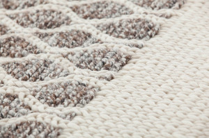 070818 Ковер Rhombus Ivory 260х260 GAN Mangas Space
