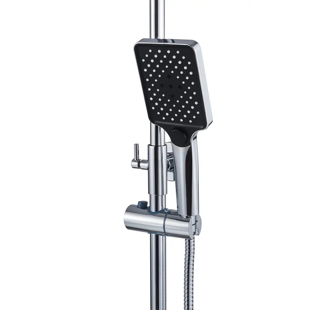 Душевая система Altini Shine с верхним душем и смесителем 89396460 STLM-1570515 - Вид №1