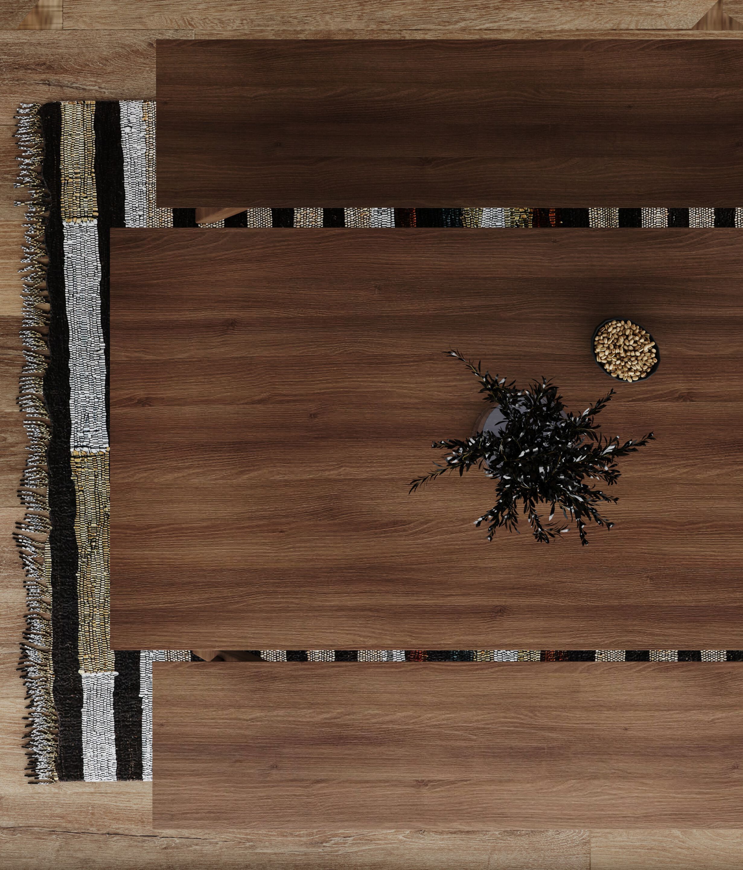 Скамья из акации POMAX Hopper ARCH-00079525 - Вид №3