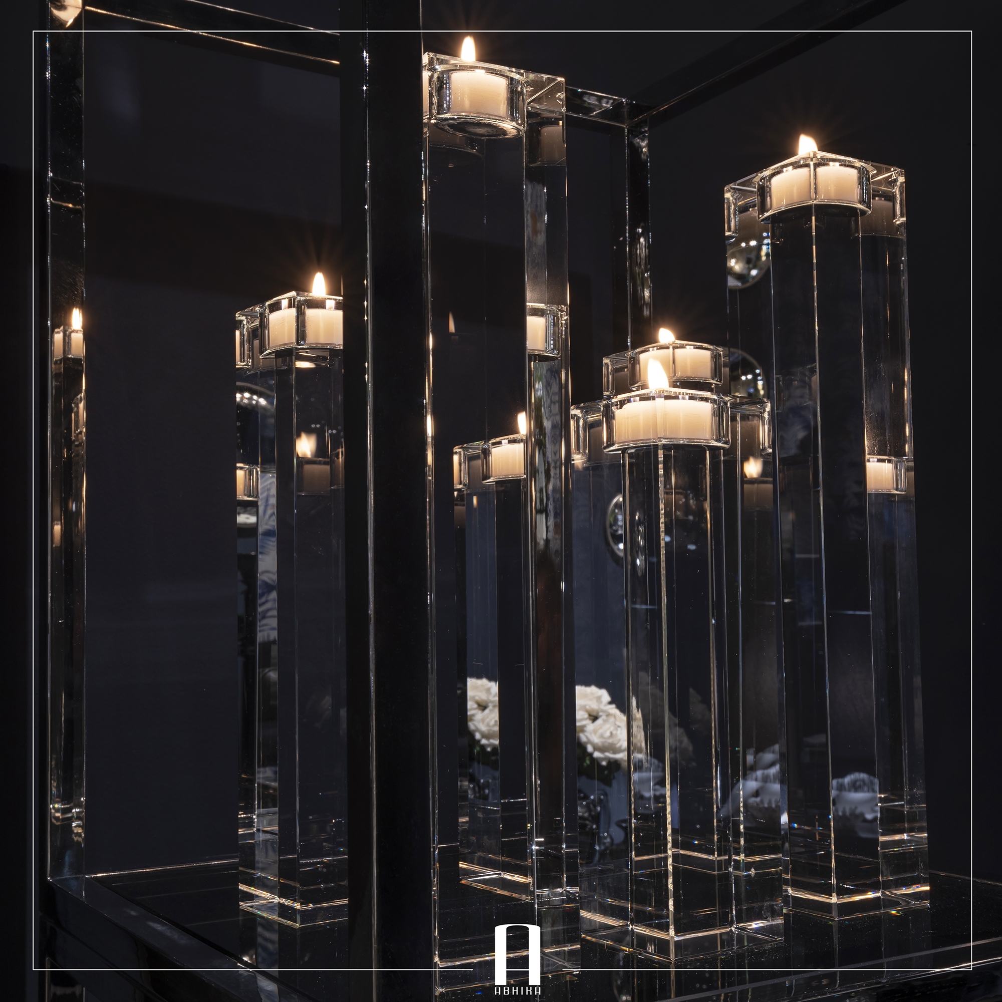 300032 ABHIKA ПОДСВЕЧНИК СЭР NATURAL  - Вид №2