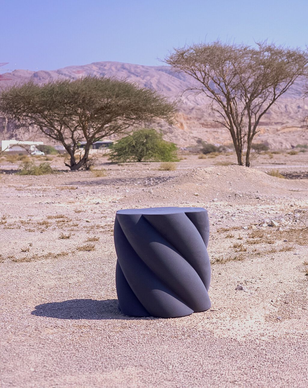 Круглый пуф с пенопластовым покрытием SIXINCH Twist ARCH-00149070 - Вид №1