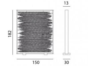 Gervasoni Бамбуковая перегородка Black sun-id-1346773 - Вид №4