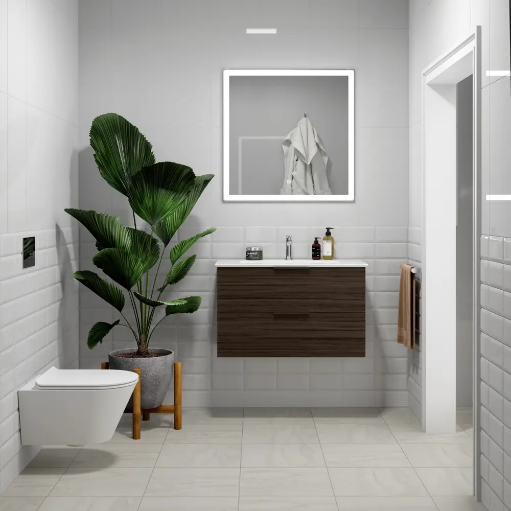 Kerama Marazzi Полюс — белая глянцевая плитка для эстетики пространства 89014502 STLM-0949096 - Вид №4