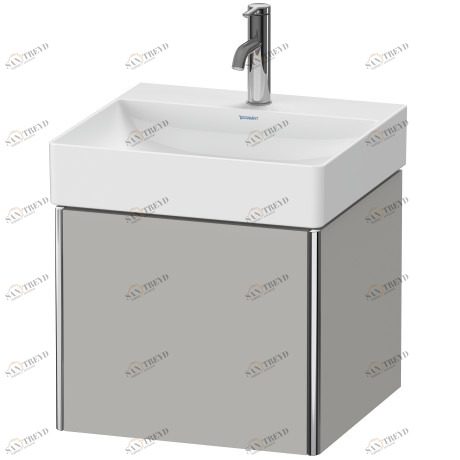 XS405900707 XSquare Тумбочка подвесная Бетонно-серый матовый декор Duravit
