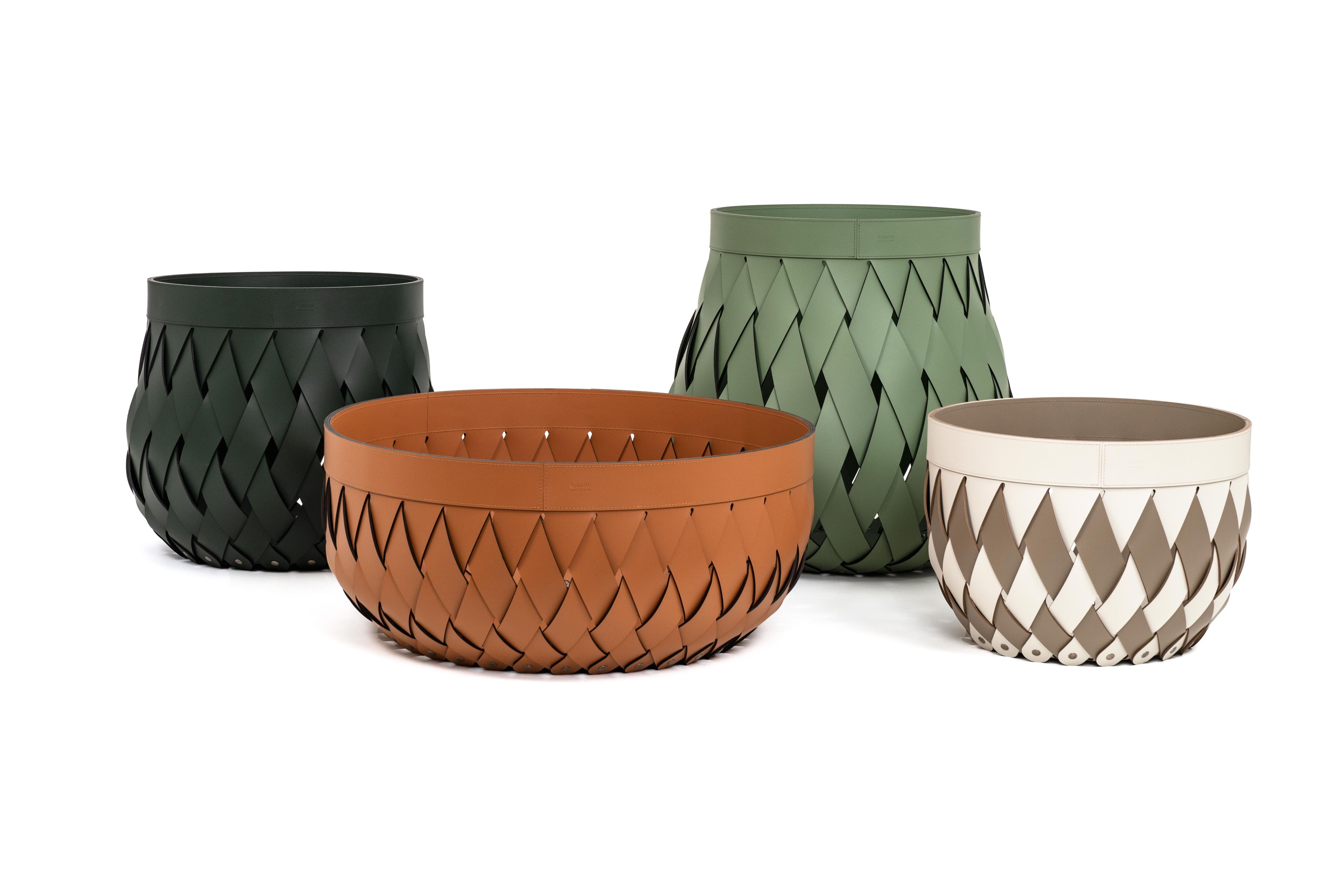 Регенерированная кожаная корзина Pinetti CANARIA ARCH-00150723 - Вид №2