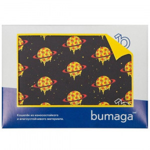 523760 Кошелёк "Space Pizza", 10 х 0,9 х 7,6 см Bumaga