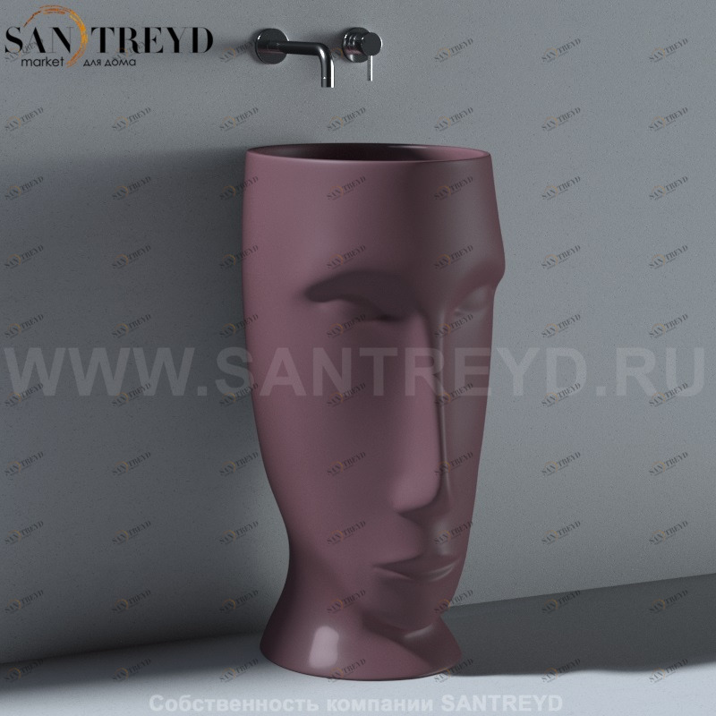 474075 Напольная раковина стоящая круглая Kerasan Artwork