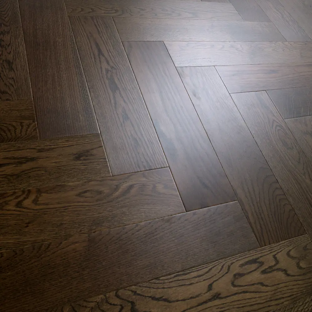 Инженерная доска однополосная «Английская ёлка Дуб стемфорд» лак 1.5 м2 Parquet Life STLM-2193034 - Вид №1