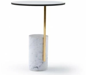 Quinti Sedute Круглый журнальный столик из каррарского мрамора