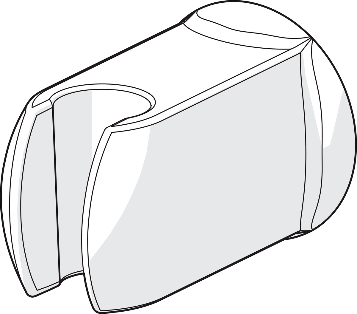 Oras 251310 Угловое крепление для душа 251310  Хром  - Вид №2