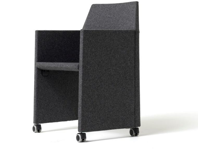 Diemme Стул для конференций из ткани на колесиках Origami sun-id-1421695 - Вид №1