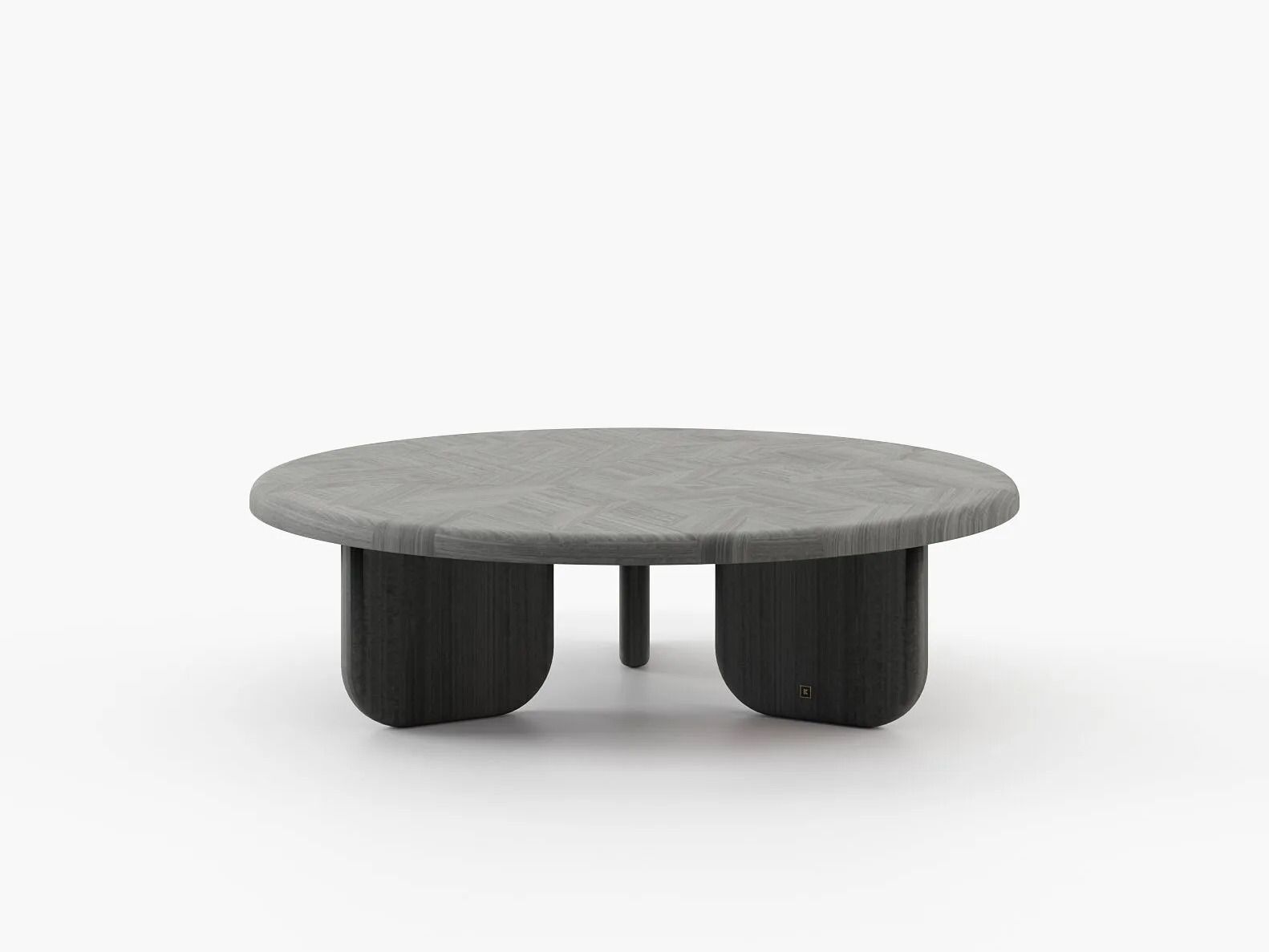 Круглый деревянный журнальный столик Laskasas Canvas ARCH-00151440 - Вид №5