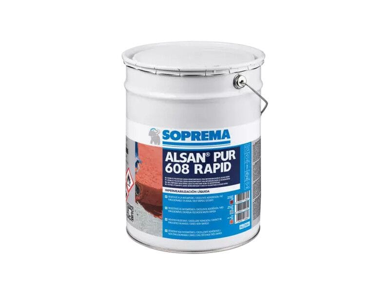 Однокомпонентная полиуретановая самовыравнивающаяся смола на основе растворителя Soprema Alsan ARCH-00042946