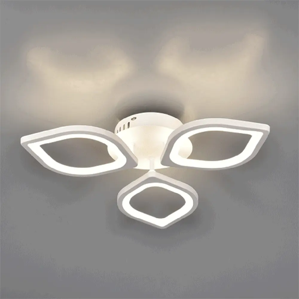 Люстра потолочная светодиодная диммируемая Ritter Teramo 52359 8 с д/у 17 м² 52 Вт регулируемый белый свет цвет белый 84856721 STLM-2078222  - Вид №3