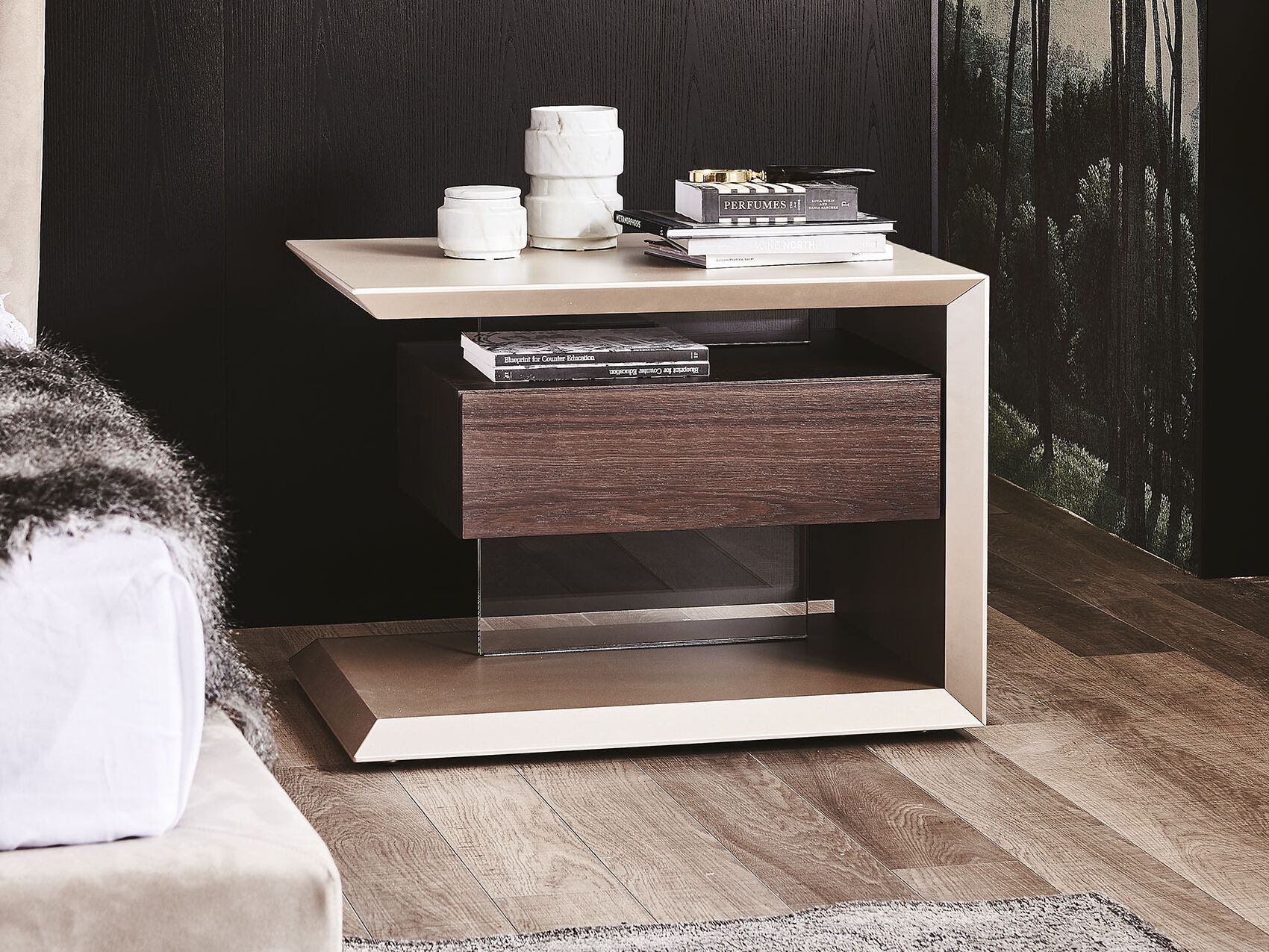 Деревянная тумбочка с ящиками Cattelan italia BIAGIO ARCH-00124916