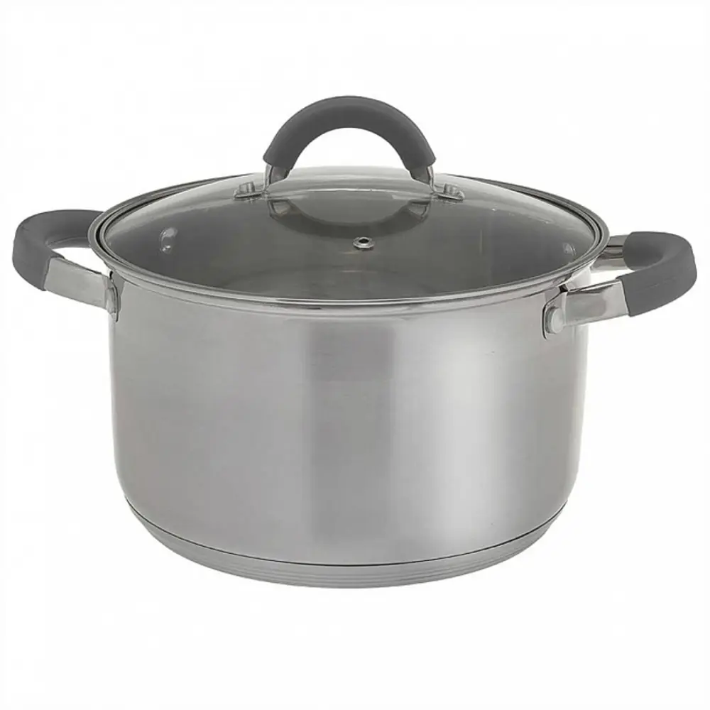 91354226 Кастрюля с крышкой 5.2 л Webber Be-359/2 нержавеющая сталь цвет серебристый STLM-0871495