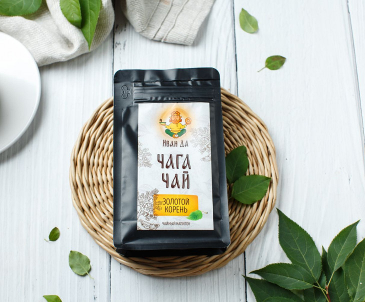 6681 Чага чай "Золотой корень" Вкусляндия  - Вид №2
