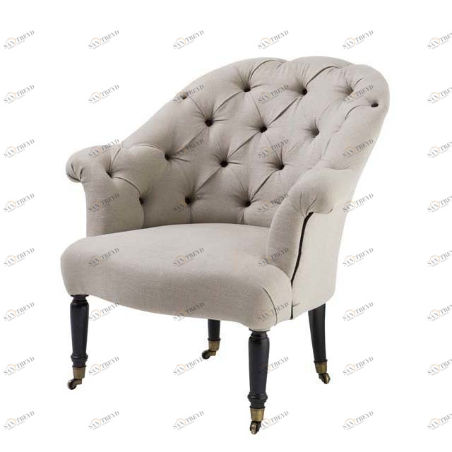 Кресло Montparnasse от Eichholtz бежевое PUSHA ДИЗАЙНЕРСКИЕ, EICHHOLTZ 062319 Бежевый 