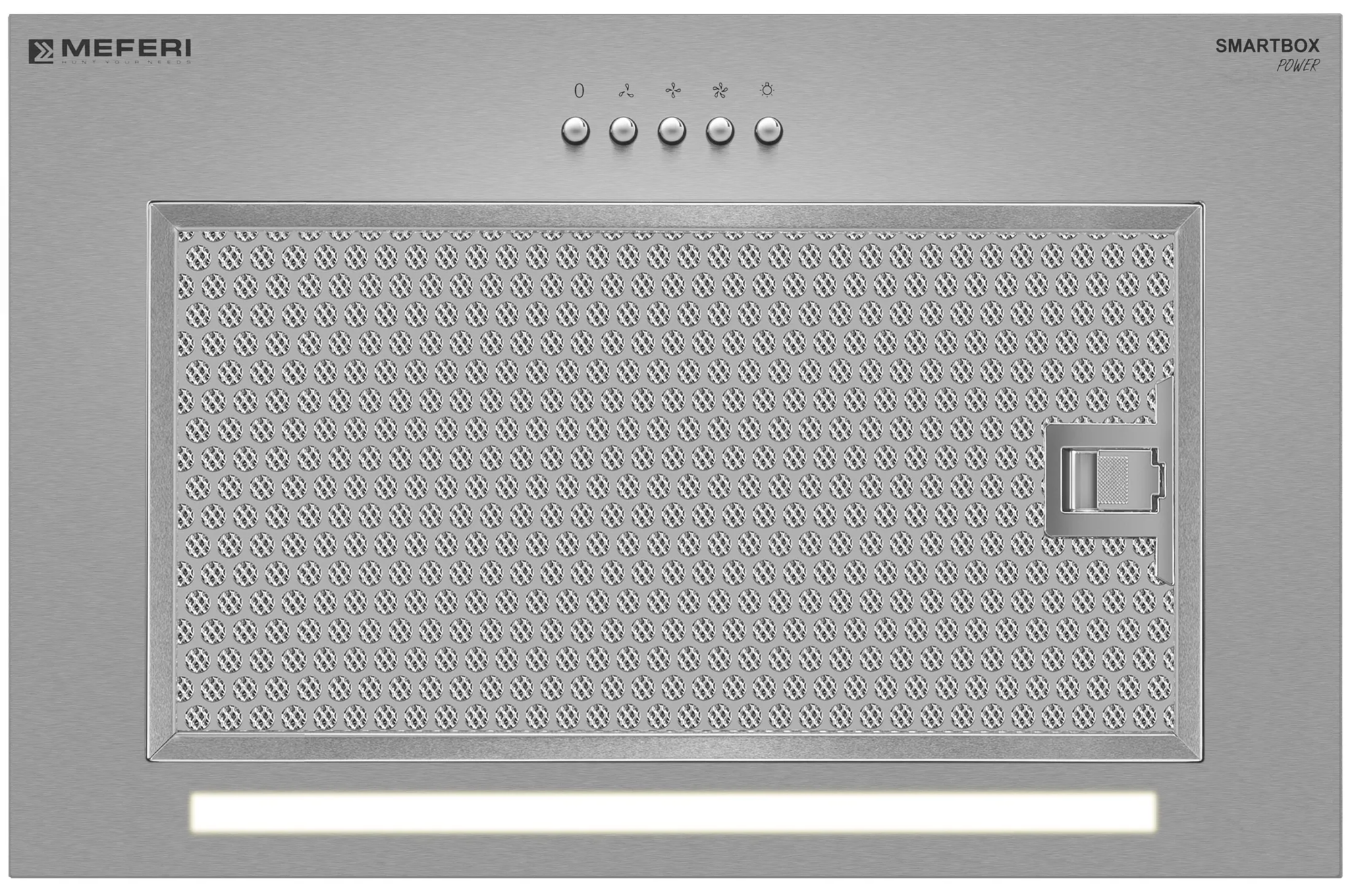 9168710 Вытяжка полновстраиваемая Meferi SMARTBOX45IX POWER серый STDN-0112876 - Вид №5