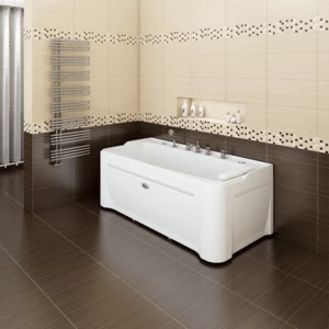 Ванна акриловая "ВИНЧЕНЦО", 1800х850,  рама-подставка, подголовник