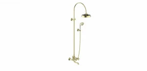Душевой гарнитур с изливом  (Romen Golden) Zollern Cross Handle F651199BAF-A bravat