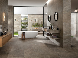 Пол / облицовка керамогранита с эффектом камня