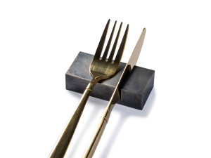 Подставка для столовых приборов из латуни