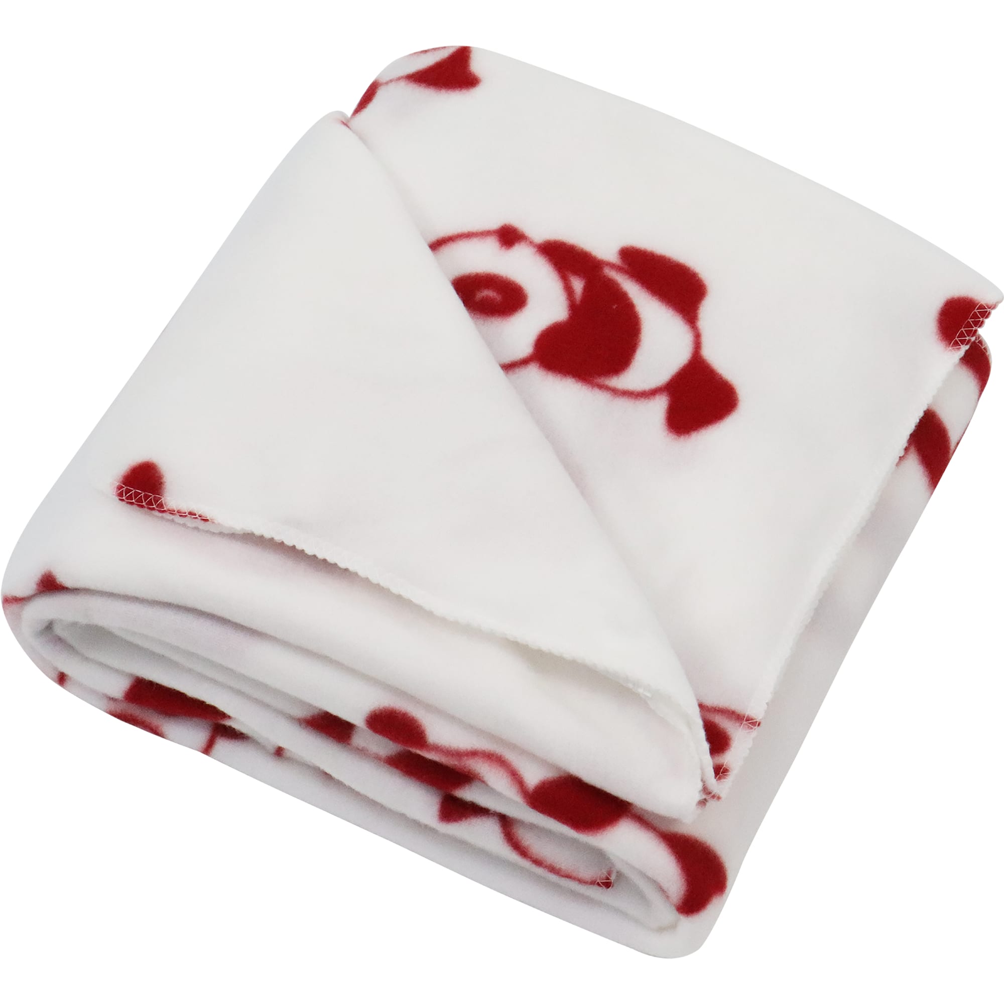 84330544 Плед «» 130x170 см флис цвет красный Мишки Santreyd  - Вид №2