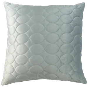 Подушка Овалы 50x50 см цвет серебро 88110700 STLM-2070323