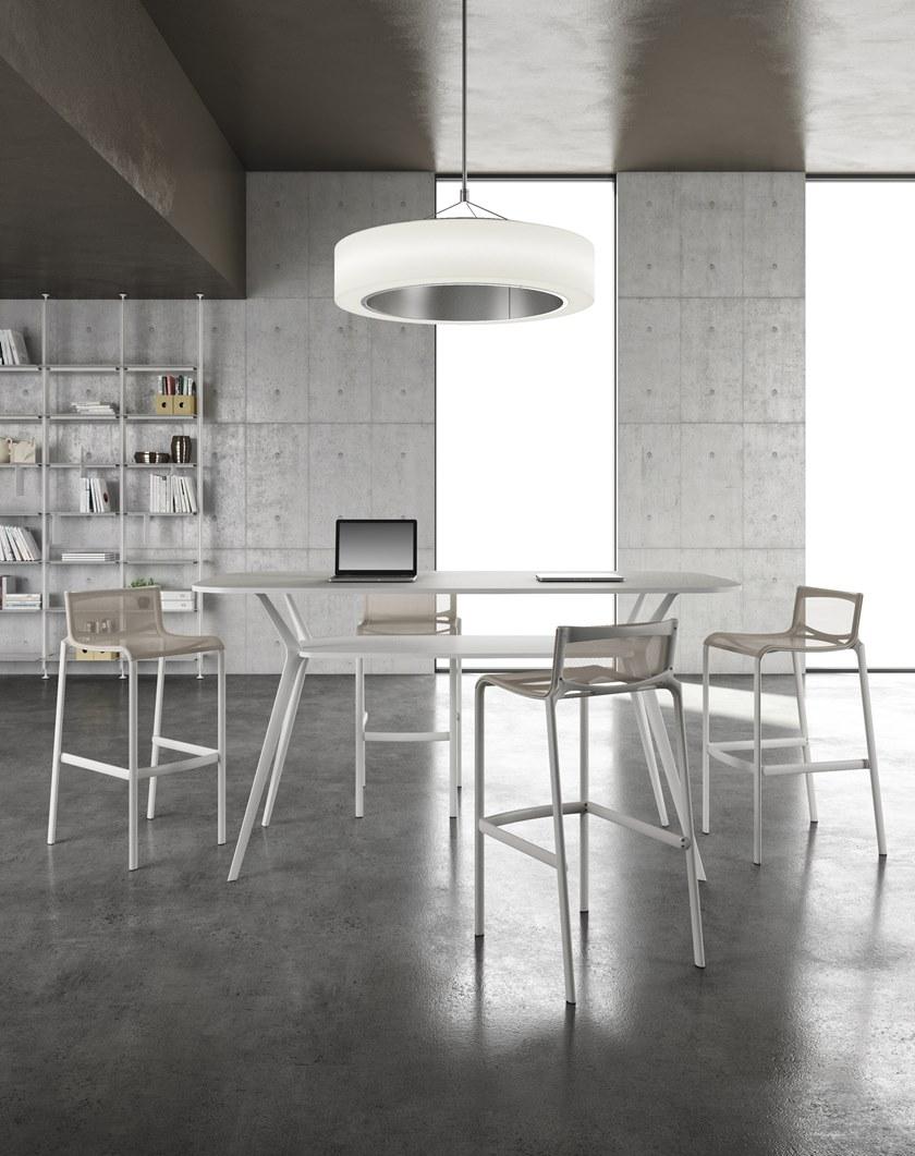 Alias Высокий табурет из алюминия и пвх Frame sun-id-1446103 - Вид №1