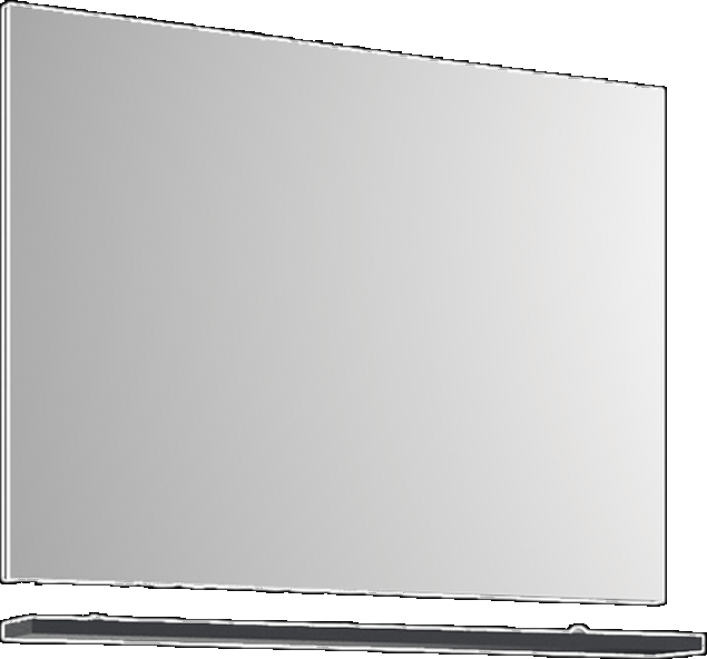 Bello Зеркало + Лист антрацит / BL4085.10.AA Bello Creavit - Вид №1