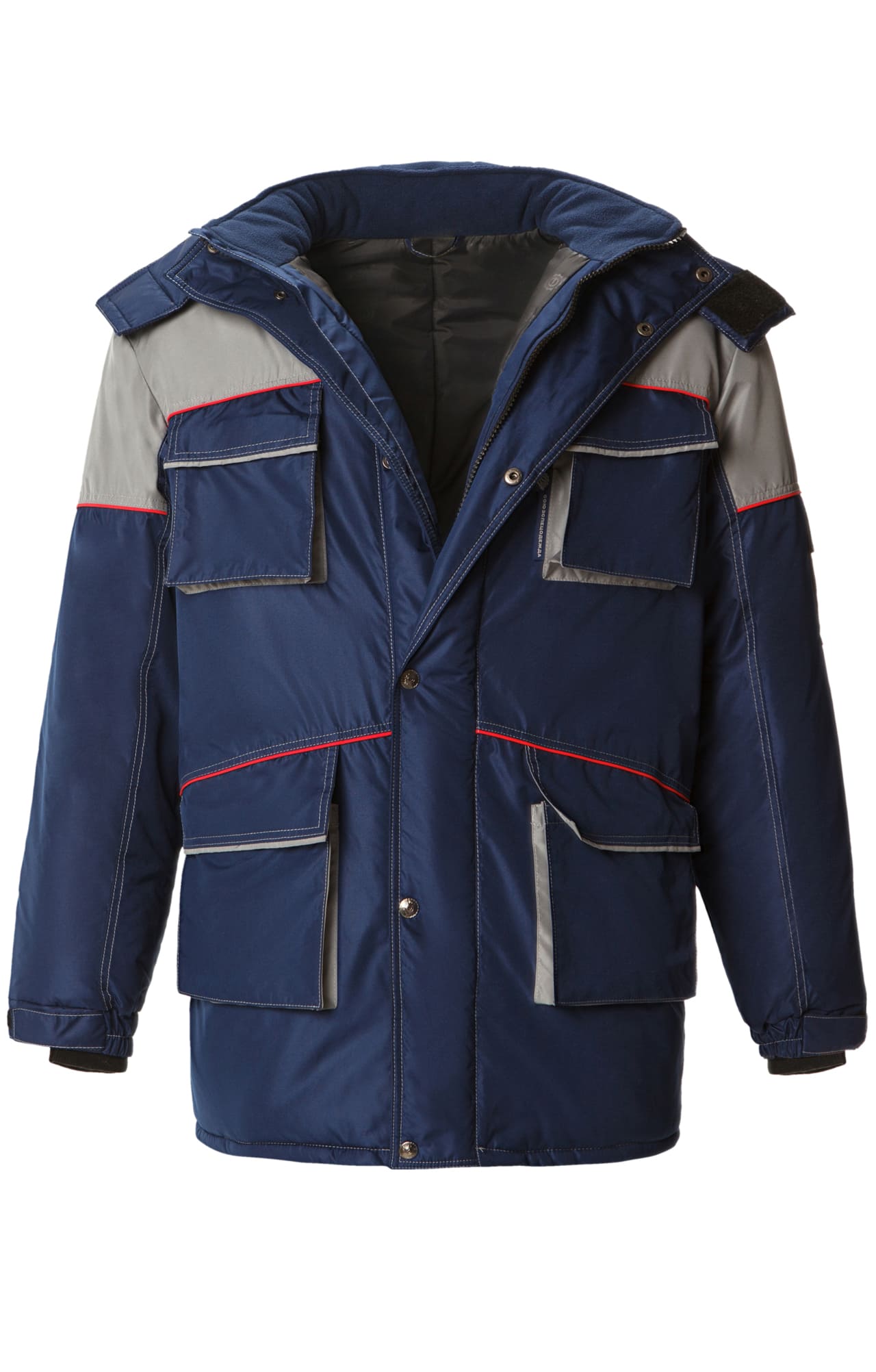 64815 Костюм "Арктика" зимний синий-серый  Зимняя спецодежда  размер 60-62/182-188  - Вид №3