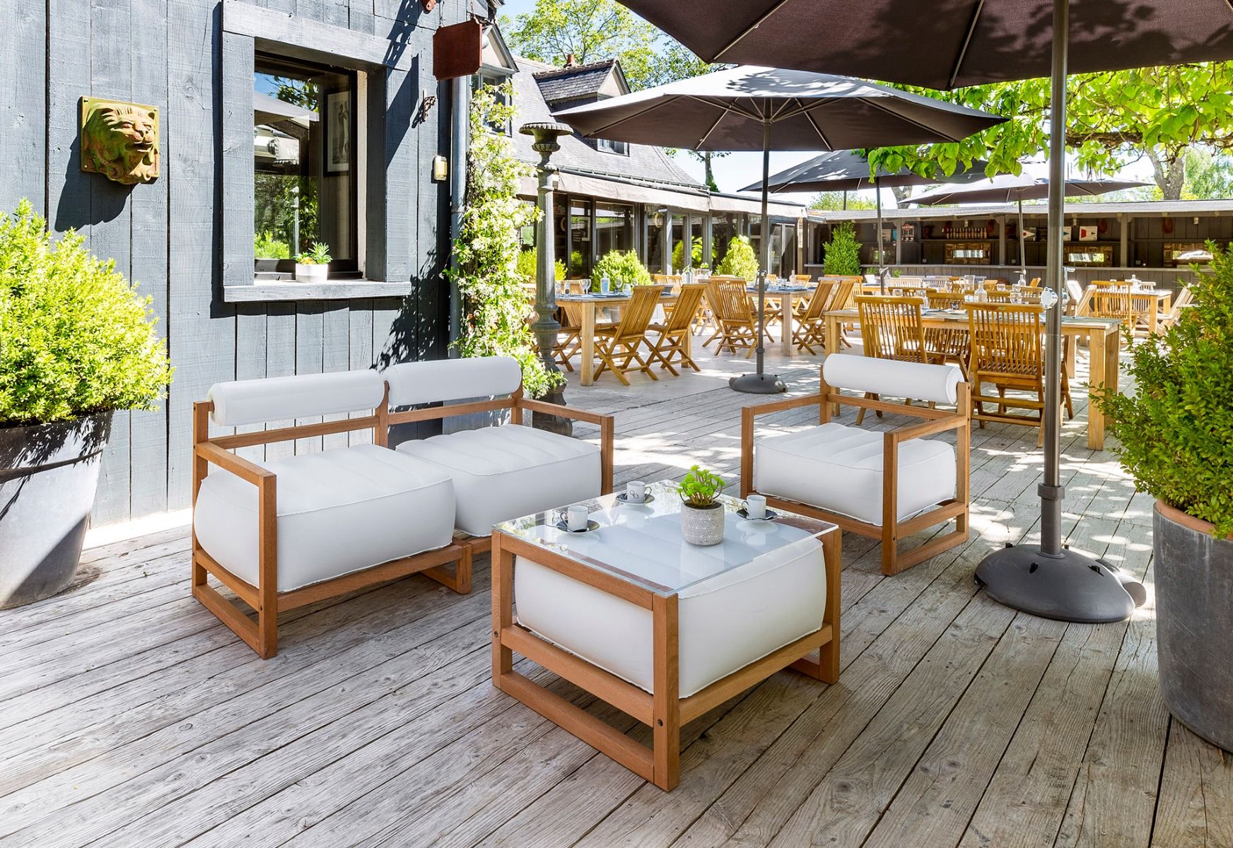 MOJOW Непрозрачный диван YOKO WOOD Белый CYKCB02BO - Вид №1