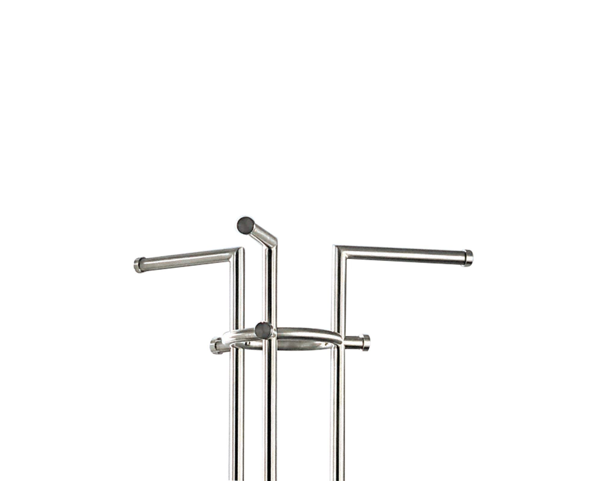 Напольная вешалка из нержавеющей стали для офиса с держателем зонта SCHNEEWEISS interior Stag ARCH-00029182 - Вид №1