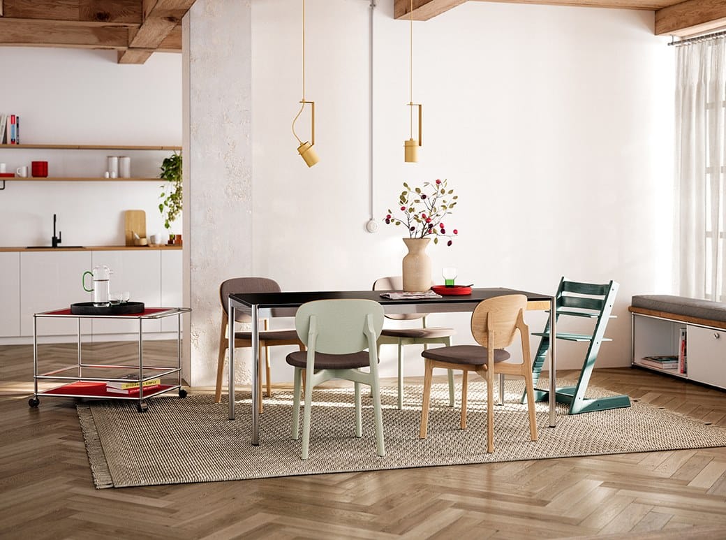 Стальная барная тележка USM USM SELECTION ARCH-00060257 - Вид №1