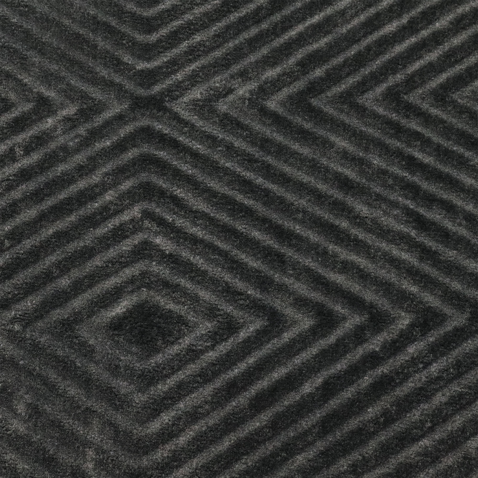 83146987 Плед 180x200 см фланель цвет серый Geometric Santreyd - Вид №1