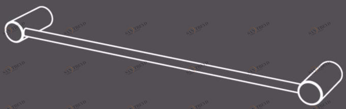 Radomonte Вешалка для полотенец из нержавеющей стали  Acc4 