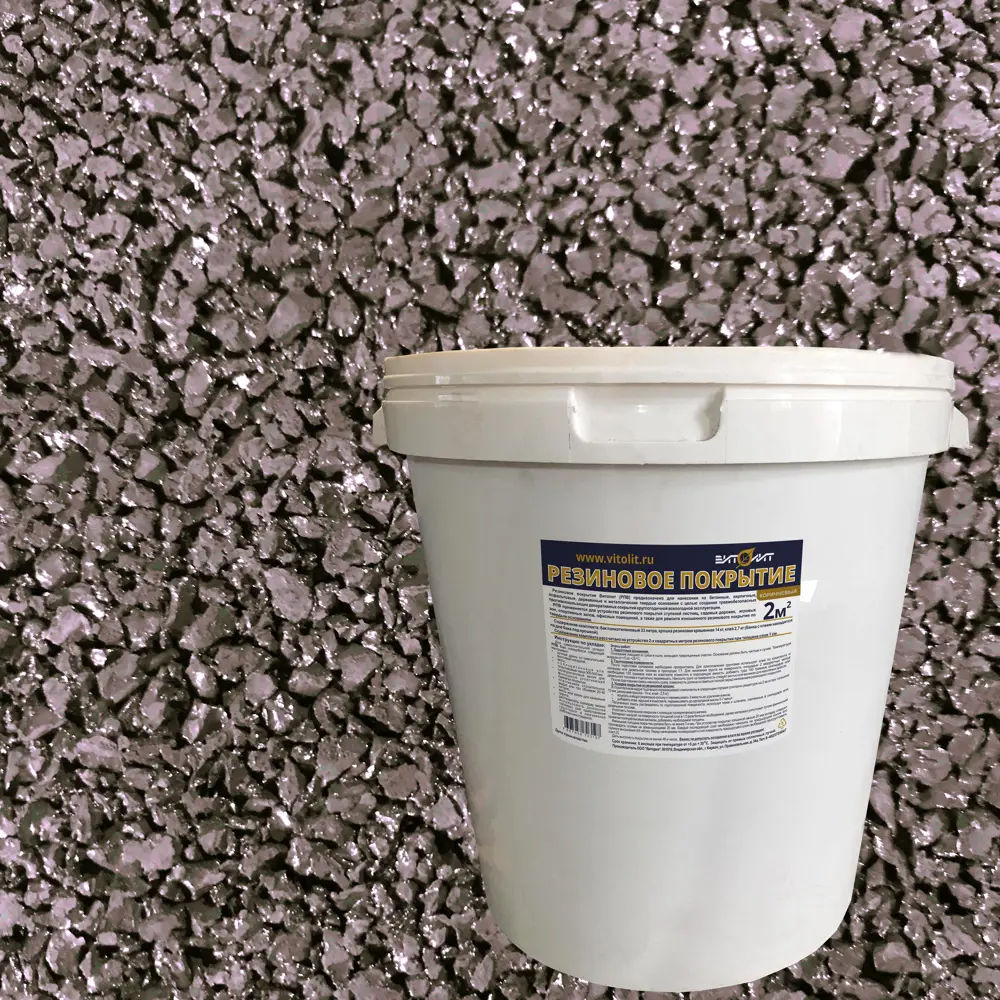 Резиновое покрытие Витолит цвет коричневый Santreyd STLM-2050934