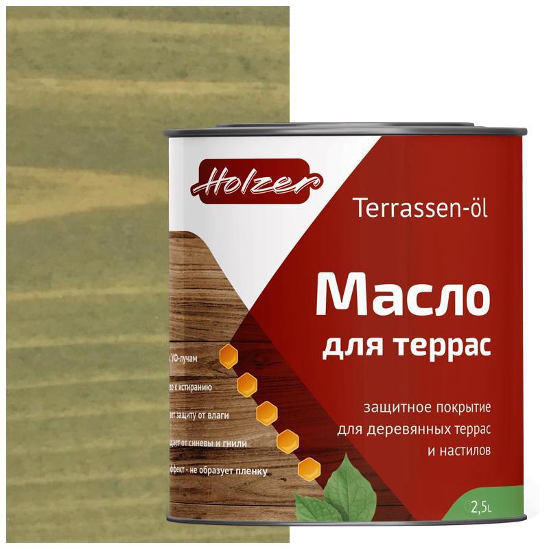 90407808 Масло для террас Mterras25Fistashka цвет фисташковый 2.5 л STLM-0218208 HOLZER