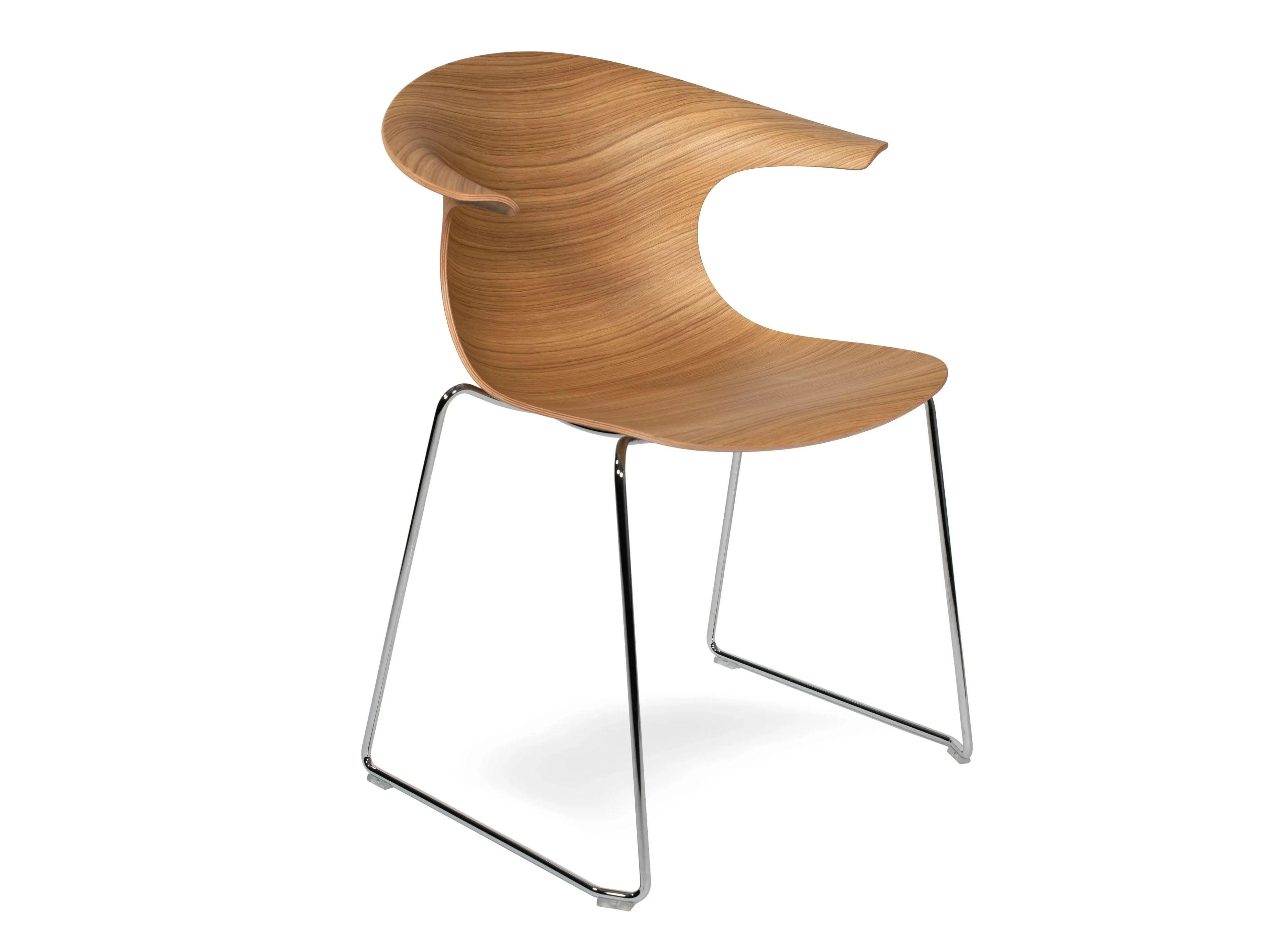 Деревянный стул с подлокотниками Infiniti Loop 3D Wood ARCH-00071683