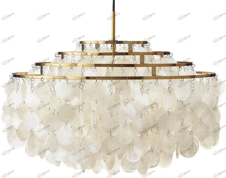 Verpan Подвесной светильник прямого и отраженного света из перламутра Fun mother of pearl sun-id-1459829