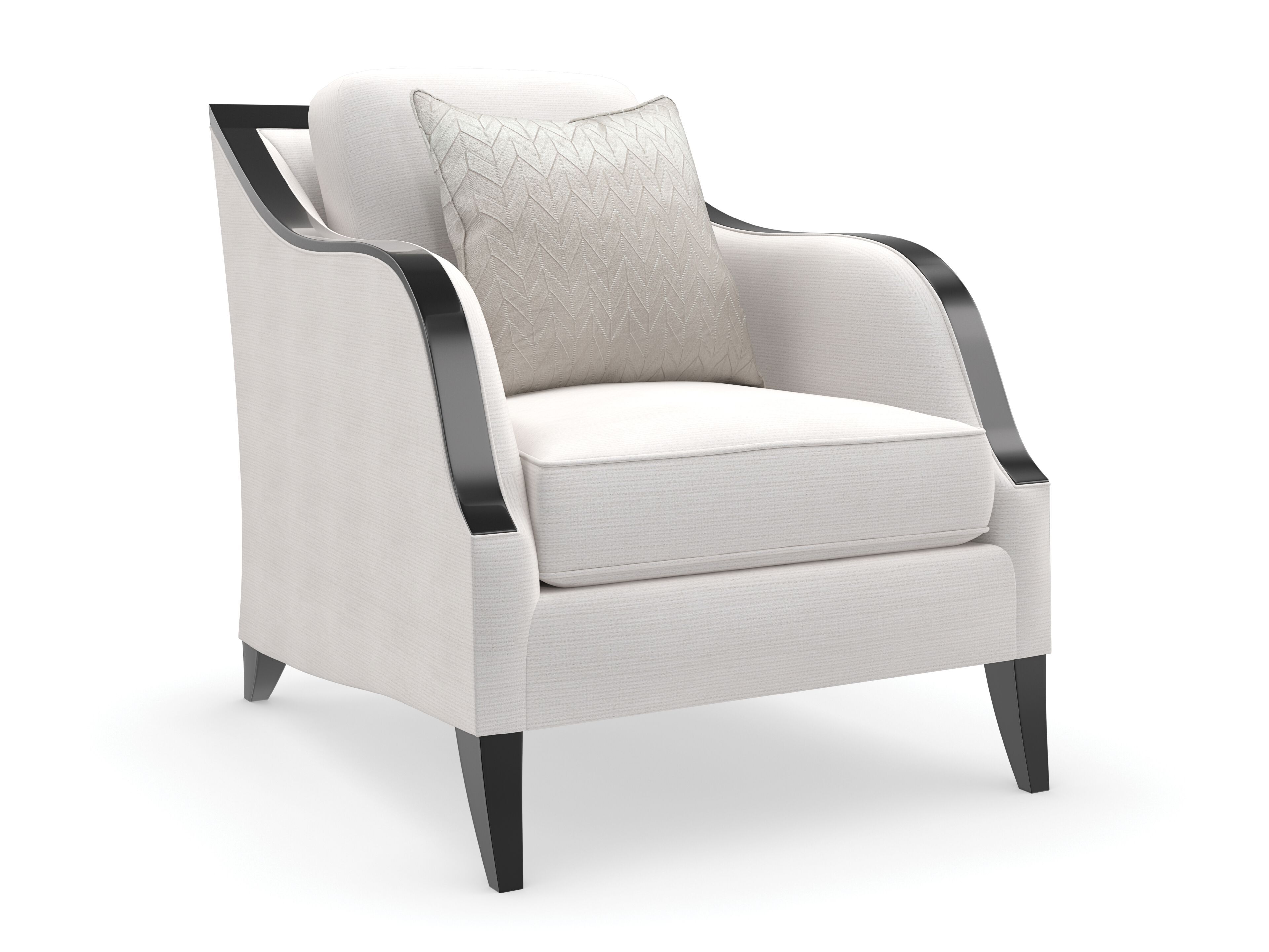 Тканевое кресло с подлокотниками Caracole Pitch Perfect ARCH-00022162