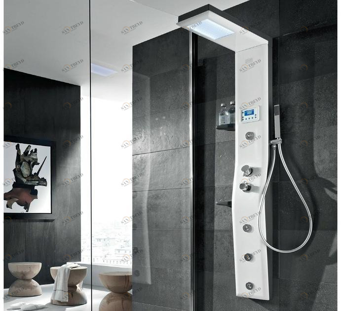 Gruppo Geromin Многофункциональная душевая стойка из стали с хромотерапией Etoile sun-id-1477173