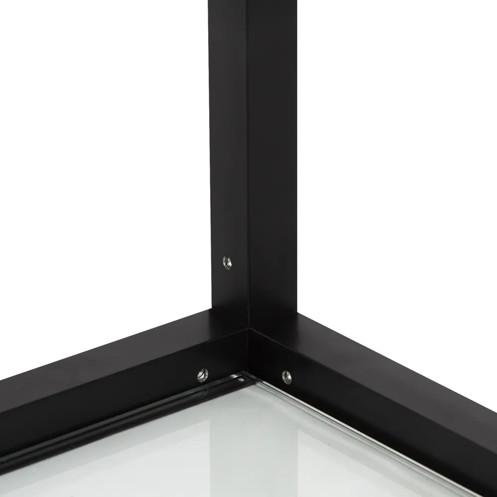 Полка-каркас для кухни 35х35х80 см, алюминий/стекло DELINIA STLM-2149857 - Вид №2
