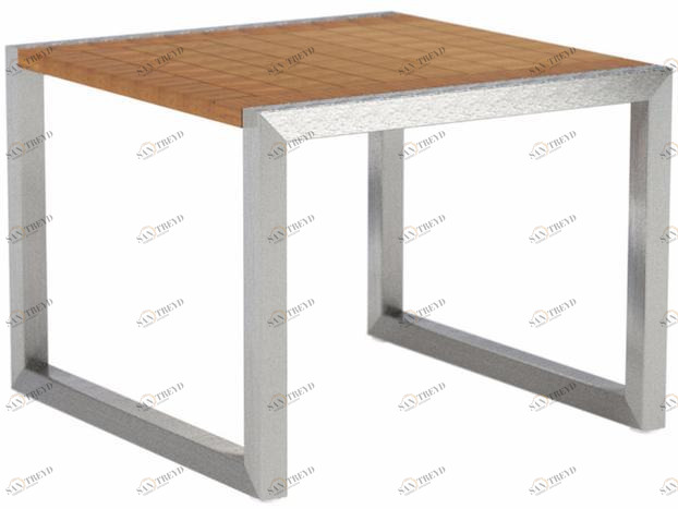 Royal Botania Квадратный садовый столик из тика Ninix sun-id-1490395