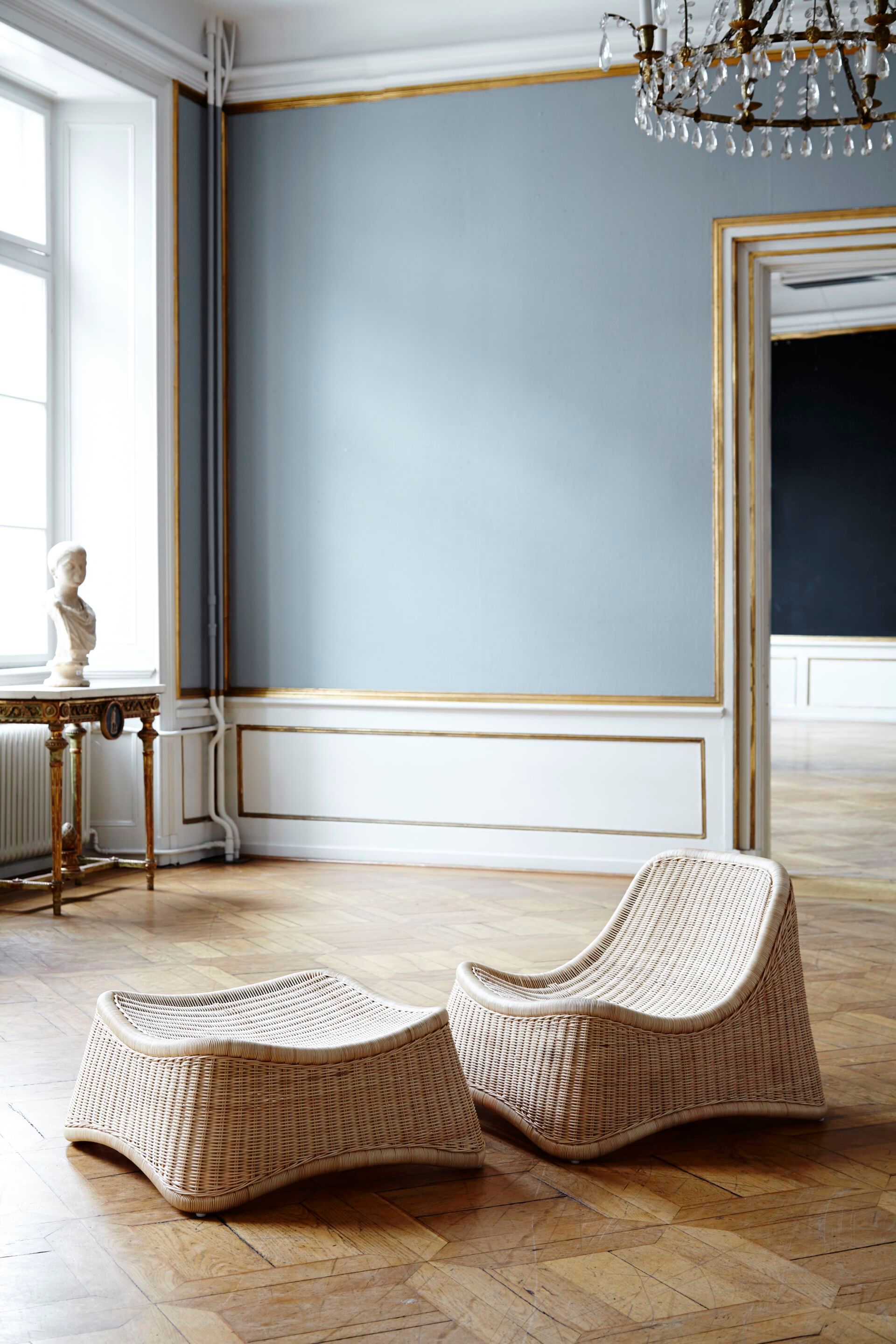 Кресло из ротанга с подставкой для ног Sika Design ICONS ARCH-00080678 - Вид №1