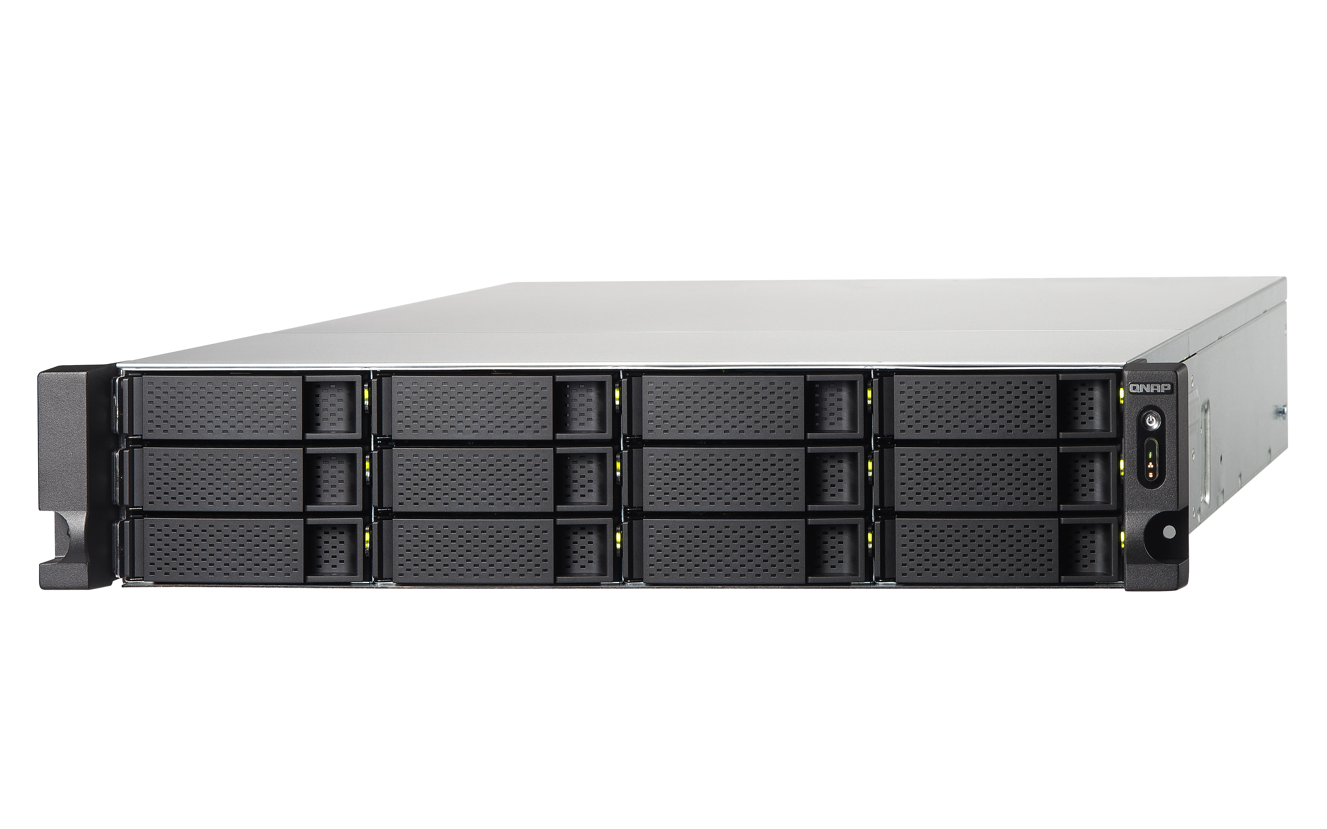 TS-1253BU-RP-4G Smb nas 12 hdd trays, rackmount, 2 psu. 4-core intel celeron j3455 1,5 ghz (up to 2,3 ghz).. w/o rail kit rail-b02 QNAP Santreyd  - Вид №4