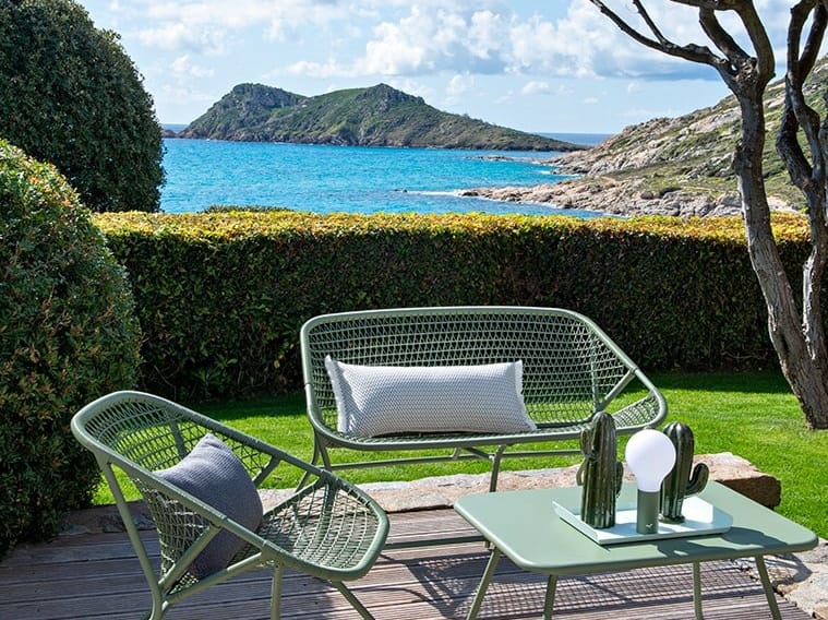 Алюминиевая садовая скамейка со спинкой Fermob Шестидесятые ARCH-00059817 - Вид №2